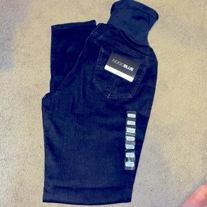 BNWT Indigo Blue tall maternity jeans ML